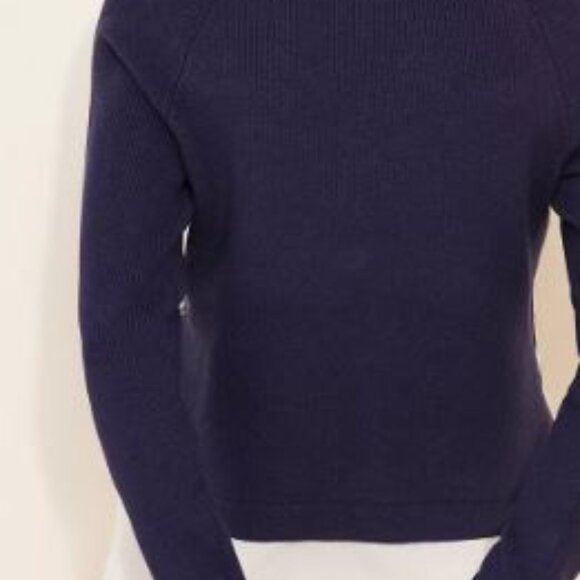 Maeve Half-Zip Twofer Mock-Neck Sweater - Picture 2 of 3